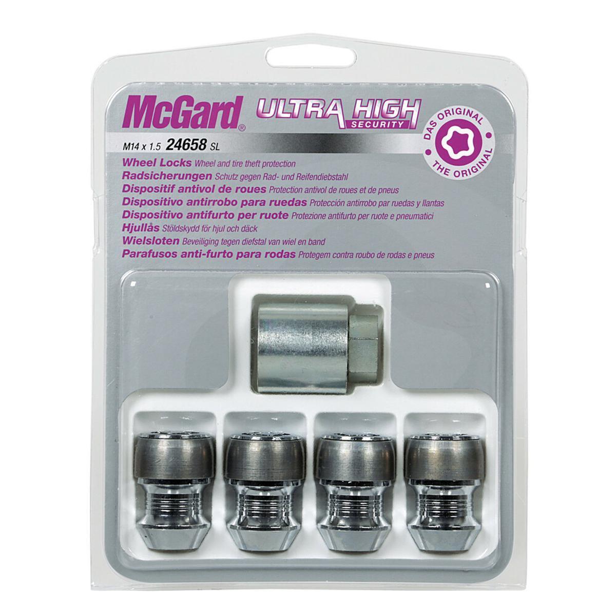 DADI CONICI, KIT 4 PZ - ULTRA HIGH SECURITY - F230 MCGARD FORD GALAXY (06>), S-