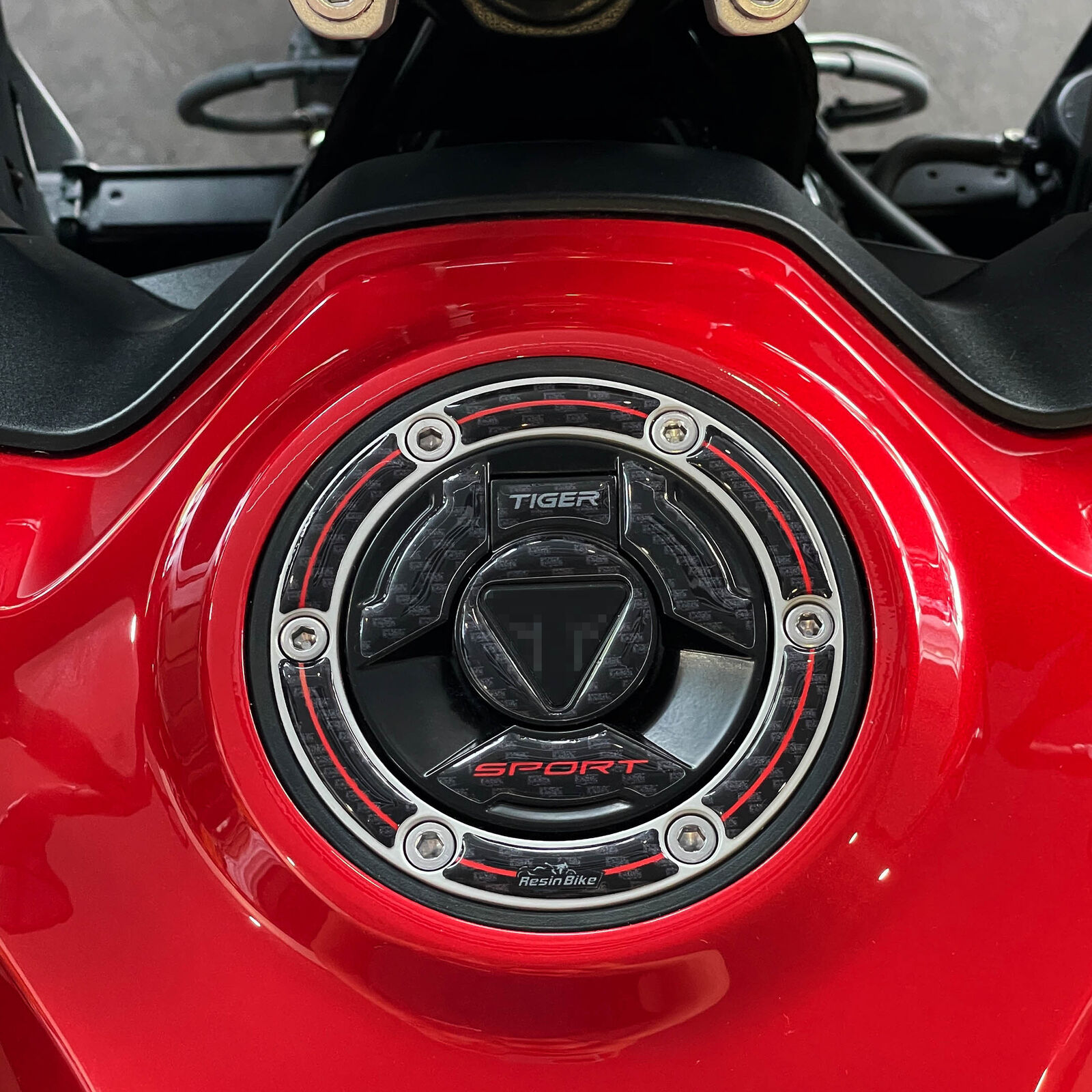 Triumph Tiger Sport 660 Protezione Tappo Serbatoio Adesivi 3d moto compatibili