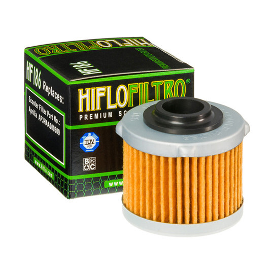 Motorcycle oil filter hiflofiltro hf186
