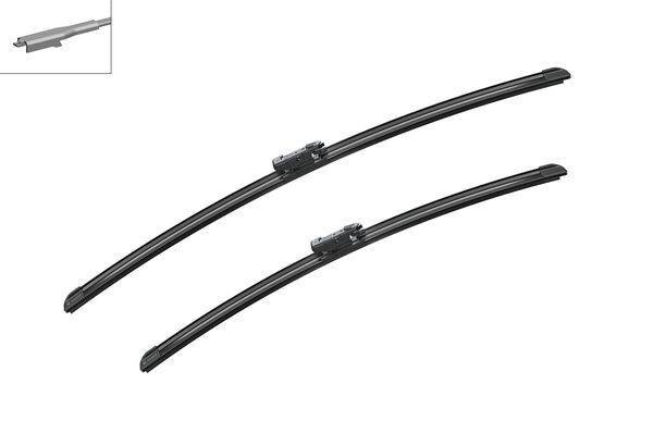 2x SPAZZOLE TERGI TERGICRISTALLO BOSCH AEROTWIN A212S - 3397014212 650 mm 550 mm