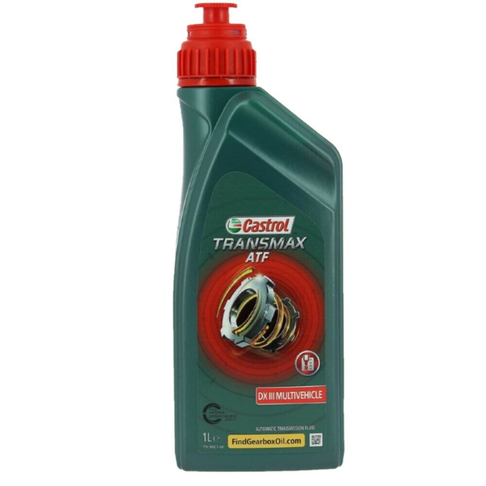 OLIO CASTROL TRANSMAX DEXRON III MULTIVEHICLE 1LT PER CAMBIO AUTOMATICO