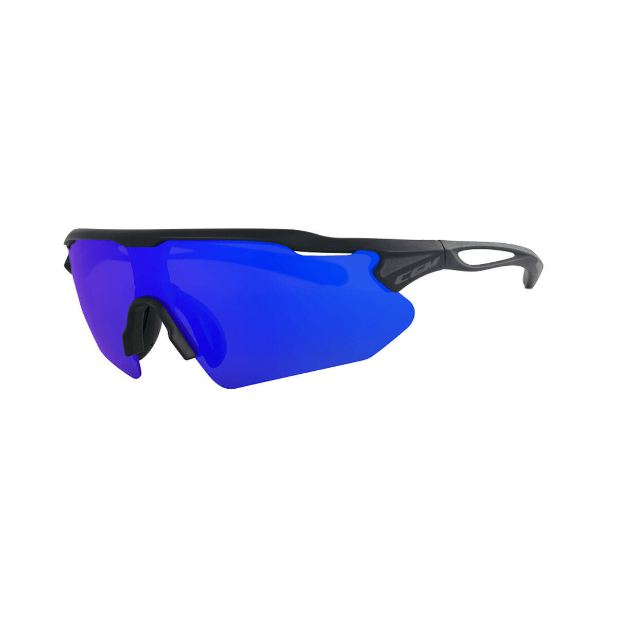 Occhiali Bici e Sci CGM 770A FLY Iridium Plus Nero Lente Blu Omologato