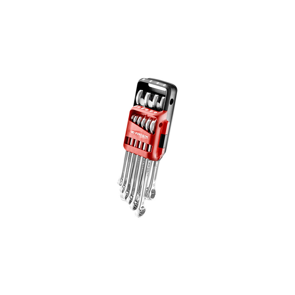 Set of 10 combination wrenches on case facom 440 from 8 to 19mm - net price