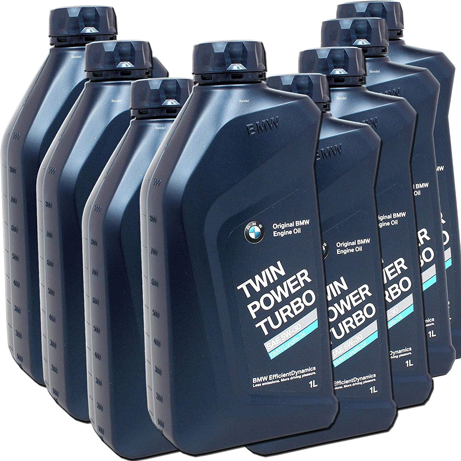8 X BMW 5W30 Twinpower Turbo Longlife-04 Olio motore 1 LT