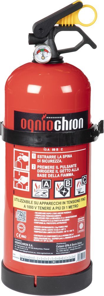 573068 Estintore a polvere 2 kg omologato Rina