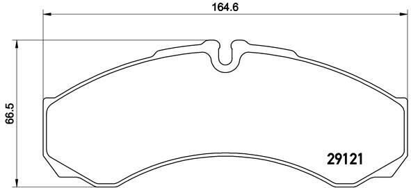 BREMBO PA6021 Kit pastiglie freno per RENAULT MASCOTT Furgone (FH_), MASCOTT Pia