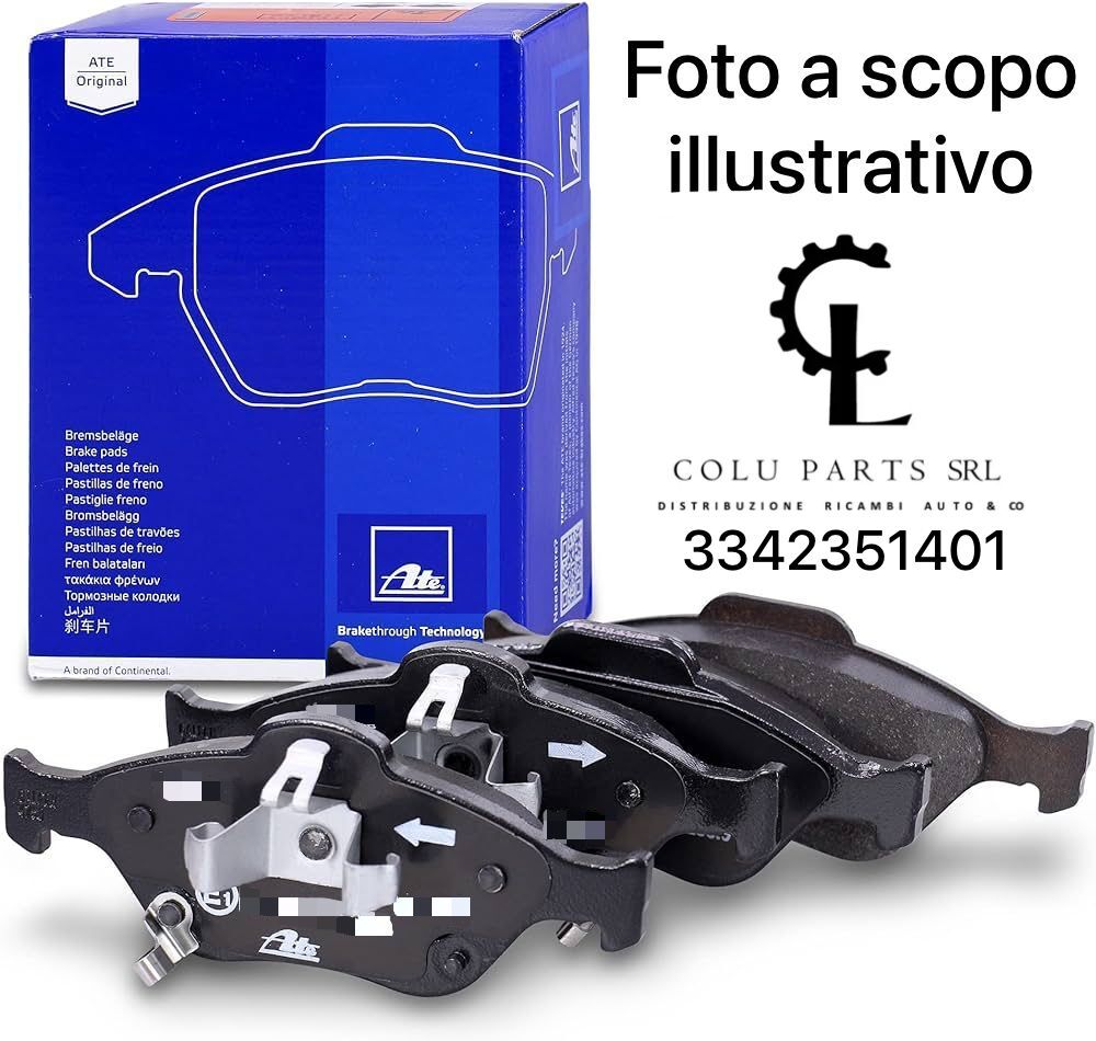 SERIE PASTIGLIE ANTERIORI Kia Rio (yb)(2016->) 1,0 - 74kw 100cv tgdi (g3lc)