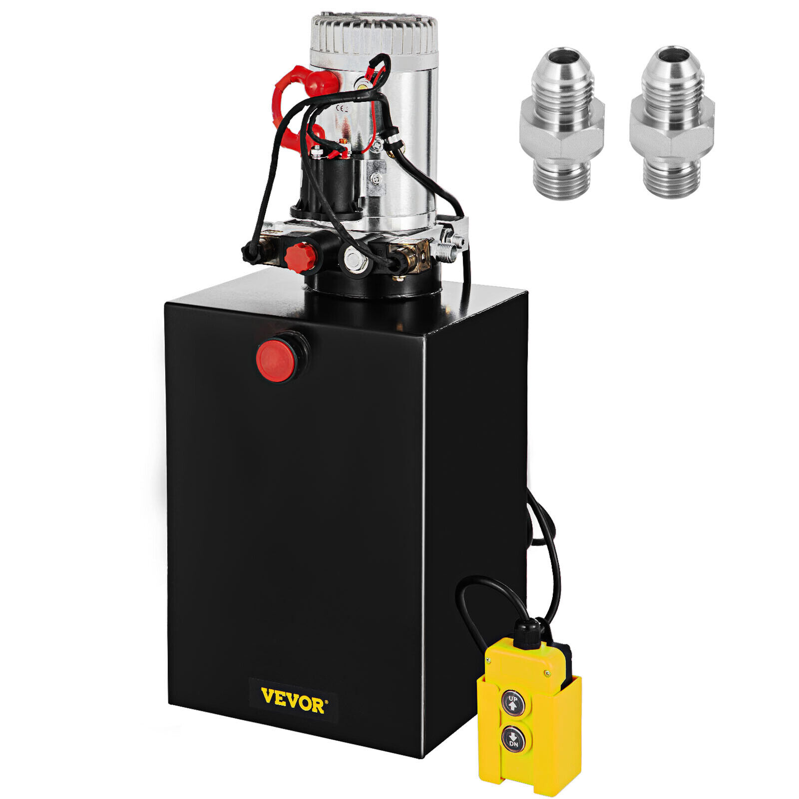 VEVOR Pompa idraulica Pompa idraulica elettrica 20 Qt a doppio effetto 12V