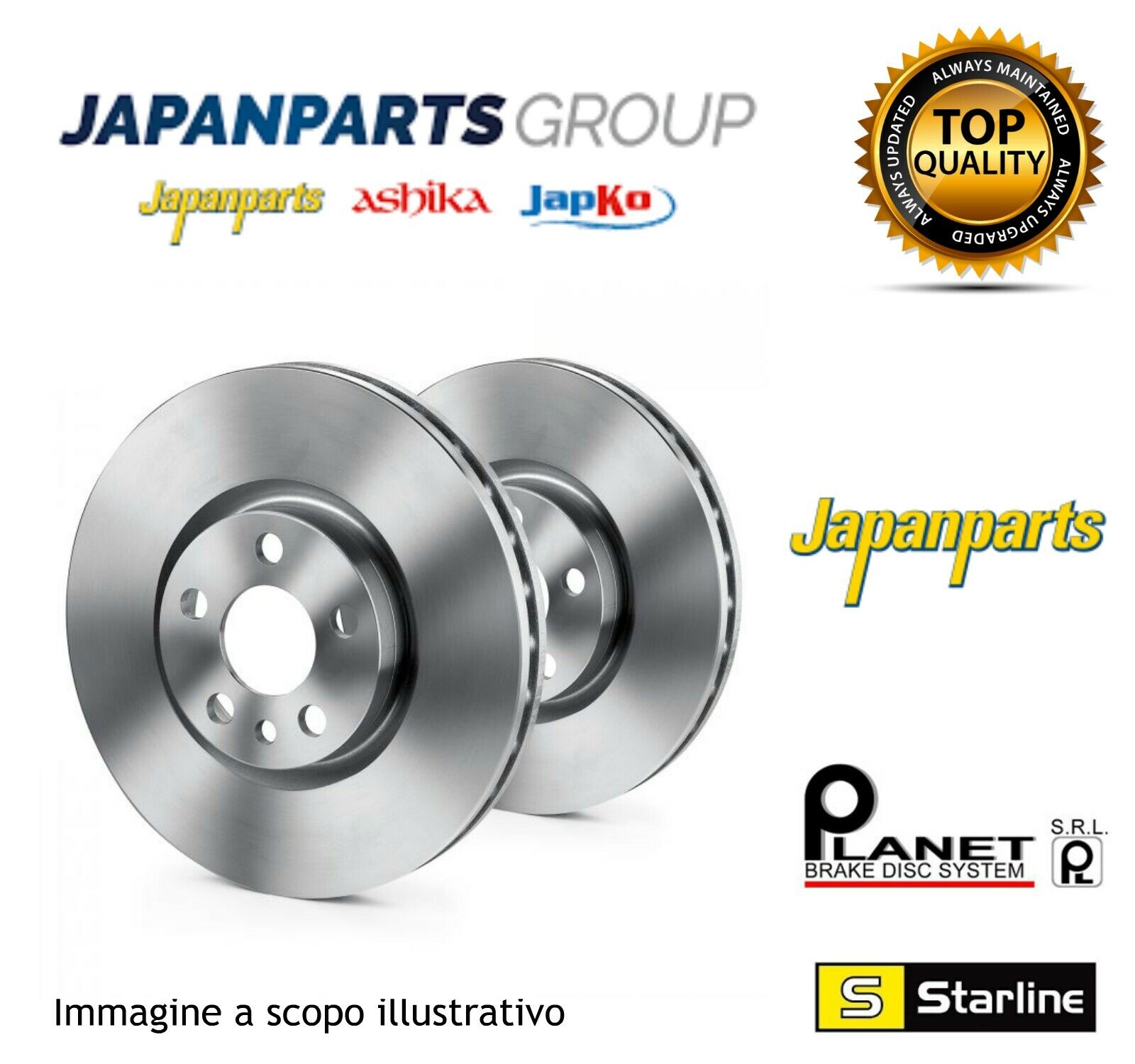 DI-426 JAPANPARTS Dischi freno HONDA CIVIC IV Hatchback (EC  ED, EE)