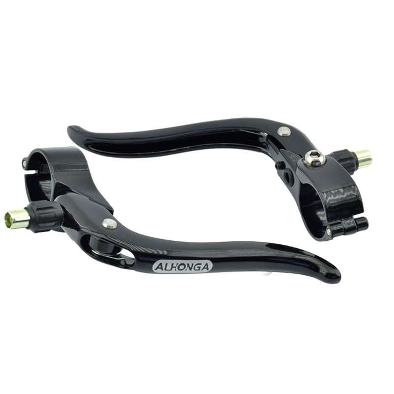 ALHONGA Set Di Leve Bicicletta Singlespeed 22.2 Nero per
