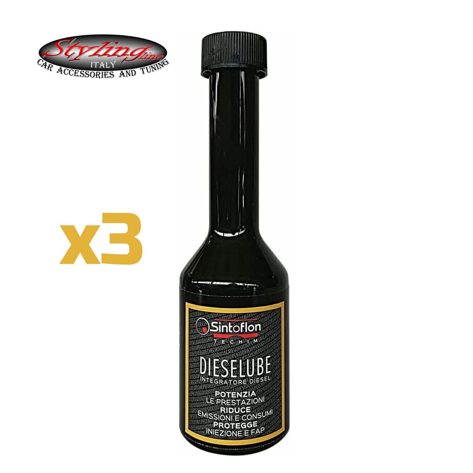 Sintoflon DIESEL LUBE 125 ml Incrementatore Efficienza Combustione Diesel DL0 x3