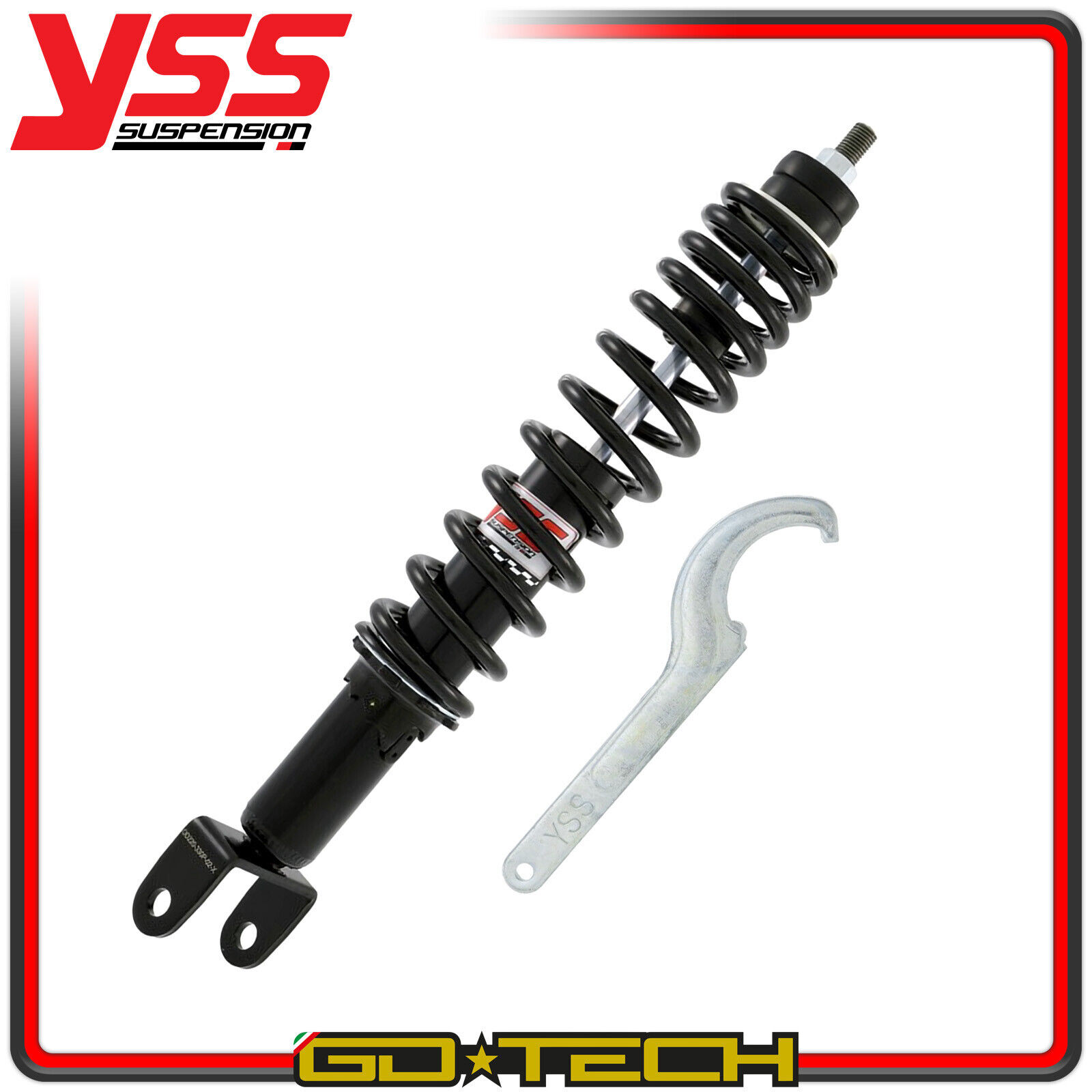 AMMORTIZZATORE POSTERIORE YSS REGOLABILE VESPA PK 50 125 S XL N FL V HP ETS RUSH