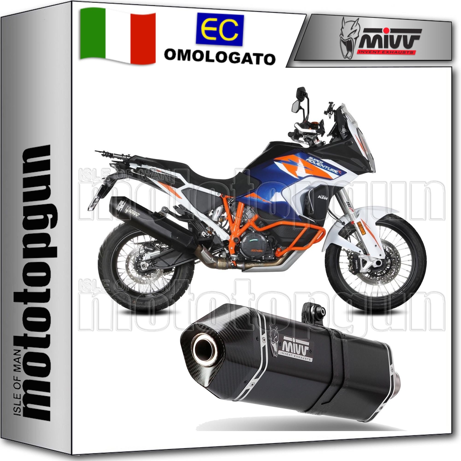 MIVV SCARICO HOMCAT-OEM SPEED EDGE NERO C KTM 1290 SUPER ADVENTURE R S T 2023 23