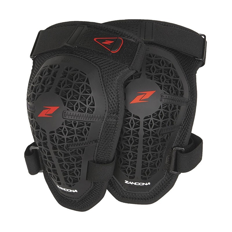 Protezioni Ginocchia Moto Omologate Zandona' Netcube Kneeguard Nero 3277-N