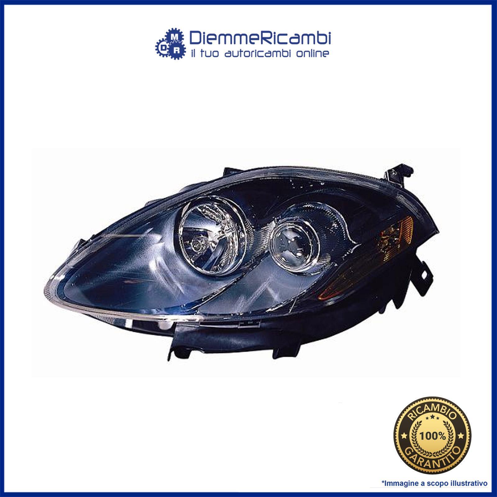 FARO PROIETTORE ANTERIORE SINISTRO PARABOLA NERA - SX - FIAT BRAVO 07->