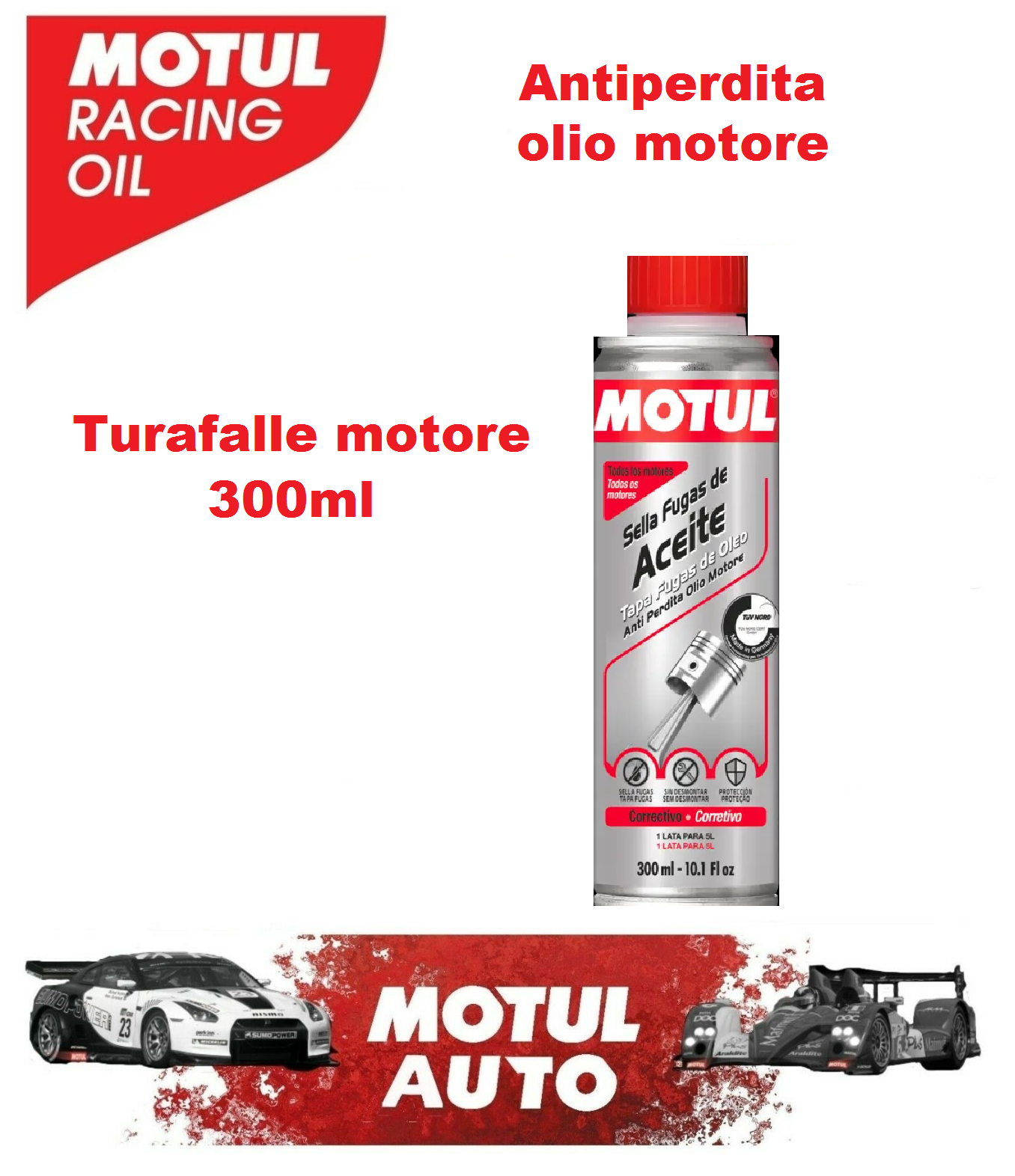 Additivo motul  Stop Perdite Olio Motore Sigillante Motul Engine oil Stop Leak