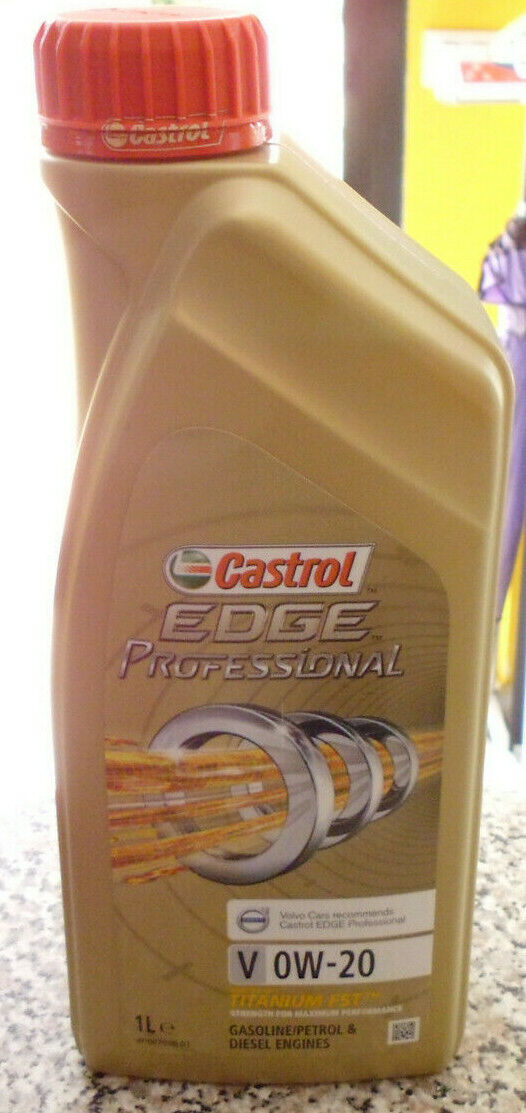 CASTROL EDGE PROFESSIONAL V 0W20 VOLVO VCC RBS0-2AE 12X1L