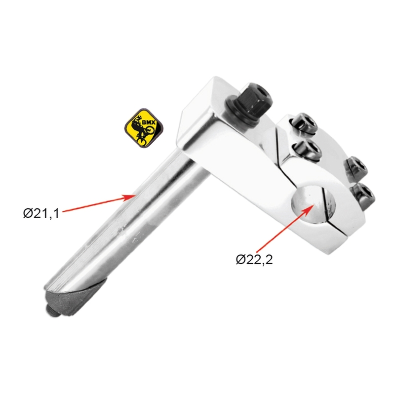 Potenza per Bicicletta V Bike BMX Alluminio per Bici Bicicletta Bike Accessori