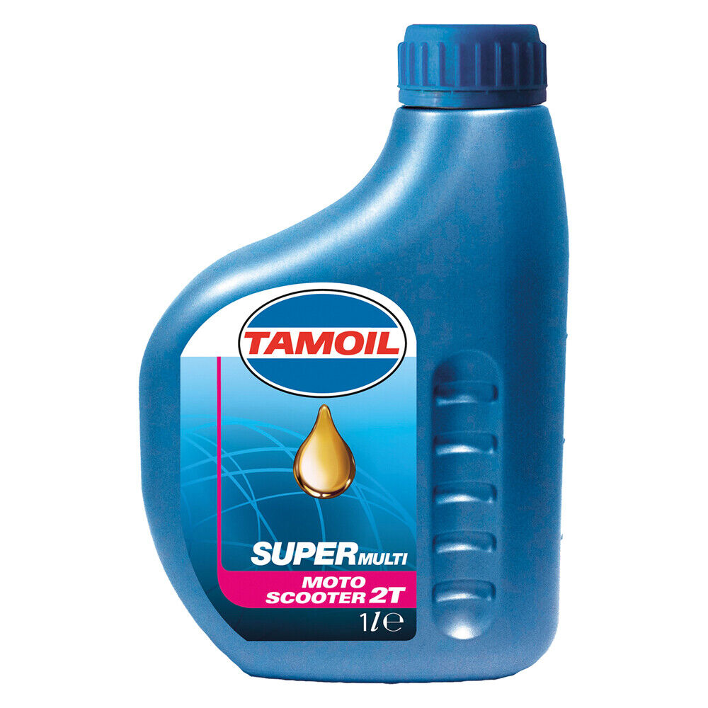 OLIO MOTORE PER MOTO 'TAMOIL SUPERMULTI 2T' 2 tempi - lt. 1 TAMOIL 12 PZ