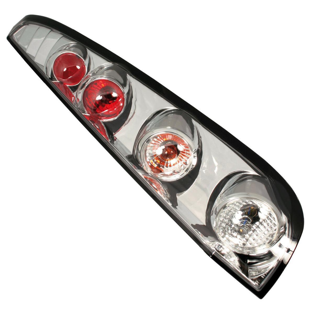 COPPIA FANALI POSTERIORI -  FORD FIESTA V 5 PORTE (11/01-12/05) - CROMO PILOT F