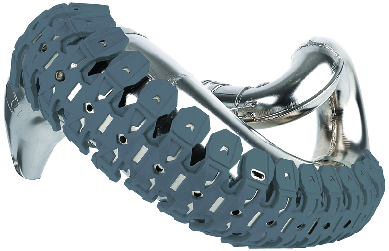 Protettore di Scarico POLISPORT Armadillo Grigio Nardo Grey per Moto