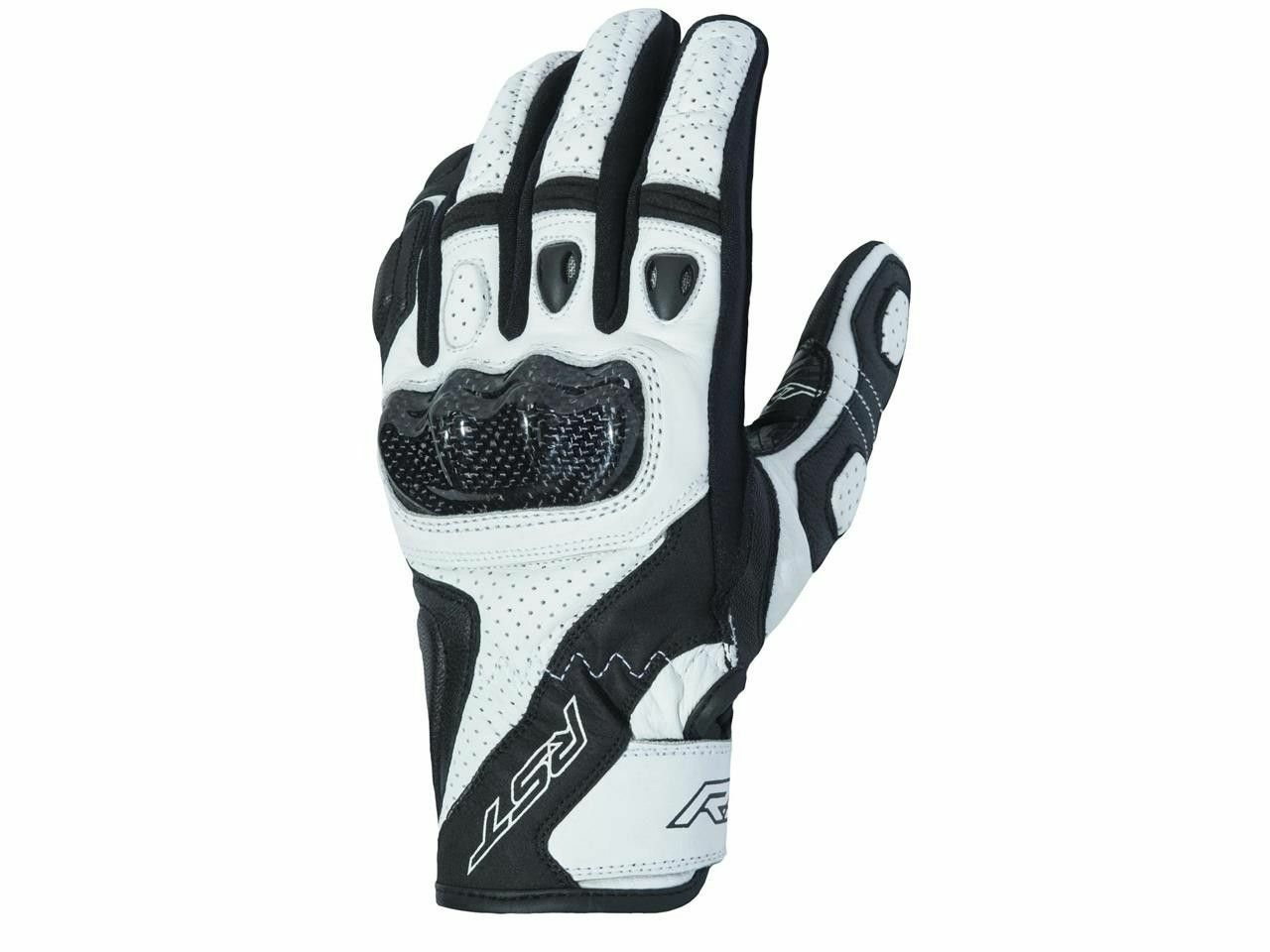 Guanti RST Stunt III Ce Cuoio/Tessuto Bianco Taglia XL/11 Uomo - Nuovo