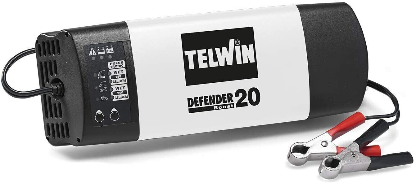 TELWIN - Caricabatteria Defender 20 Boost  E Mantenitore Intelligente 12/24V