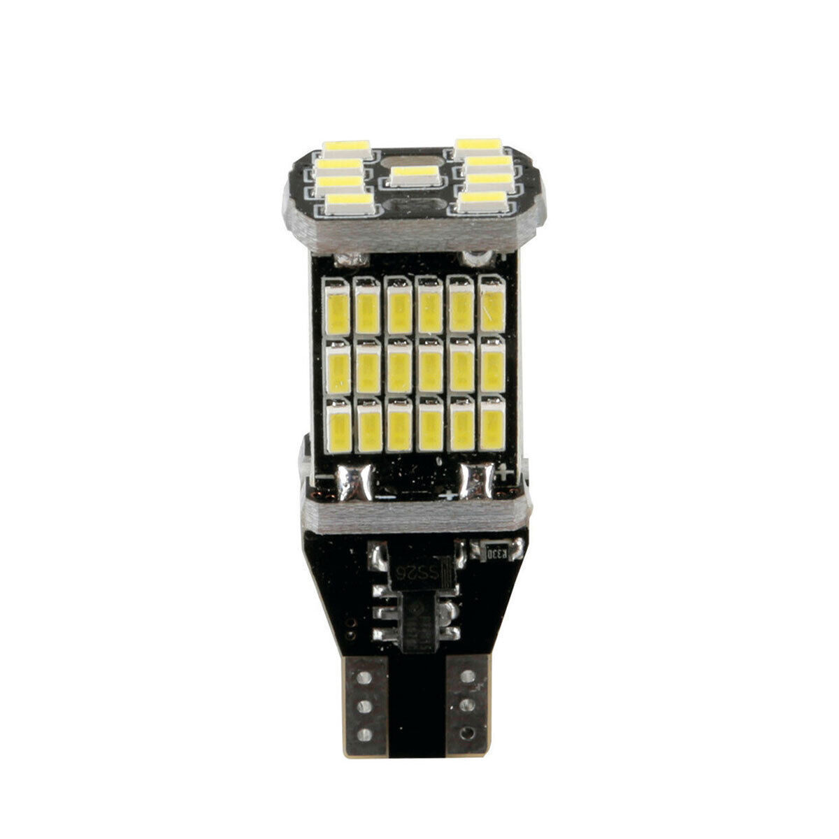 Lampada Pilot Led series 12/18V 45 Led SMD T15 W2,1x9,5d 2 pz Bianco