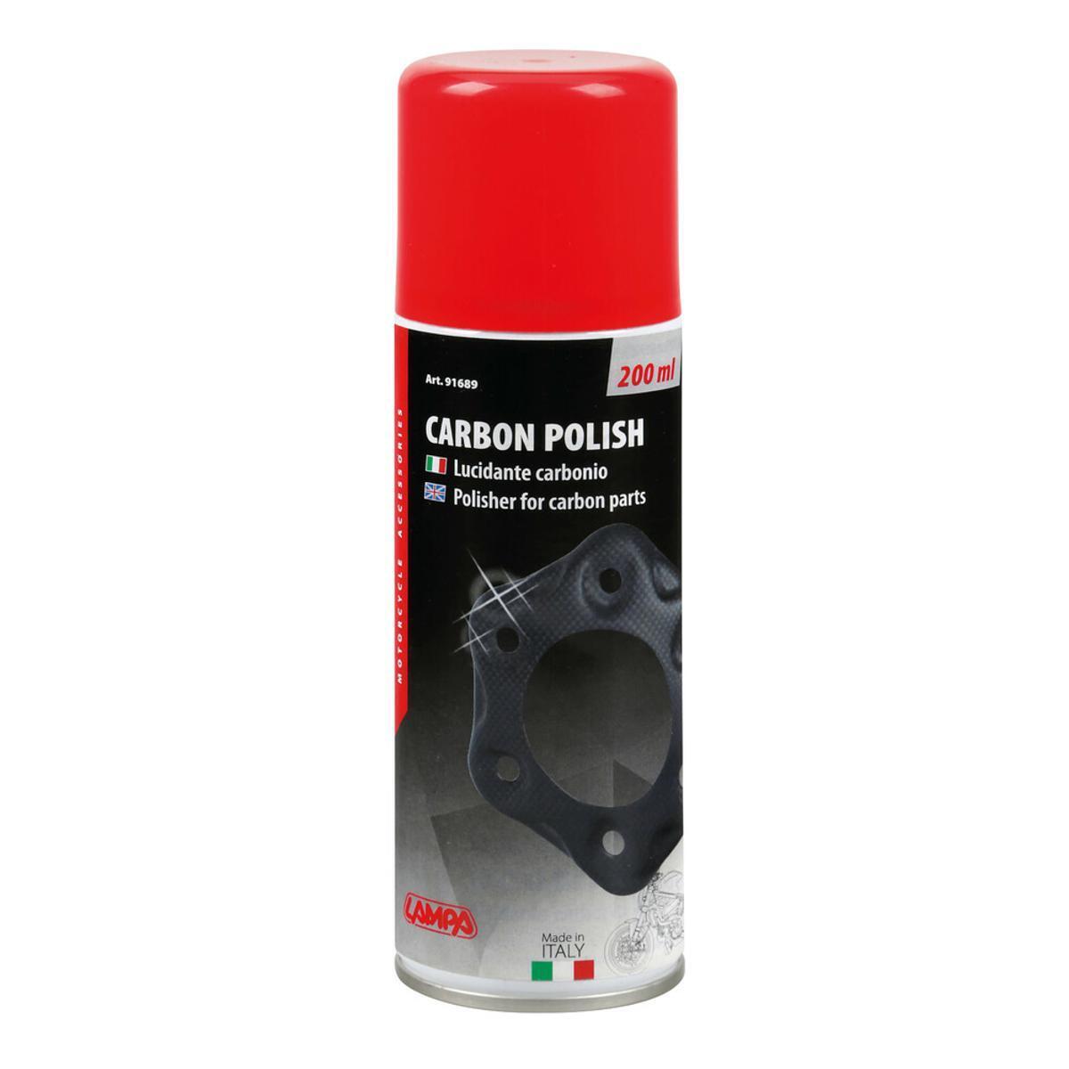Lucidante moto Lampa per carbonio 200ml per pezzi in carbonio base di silicone