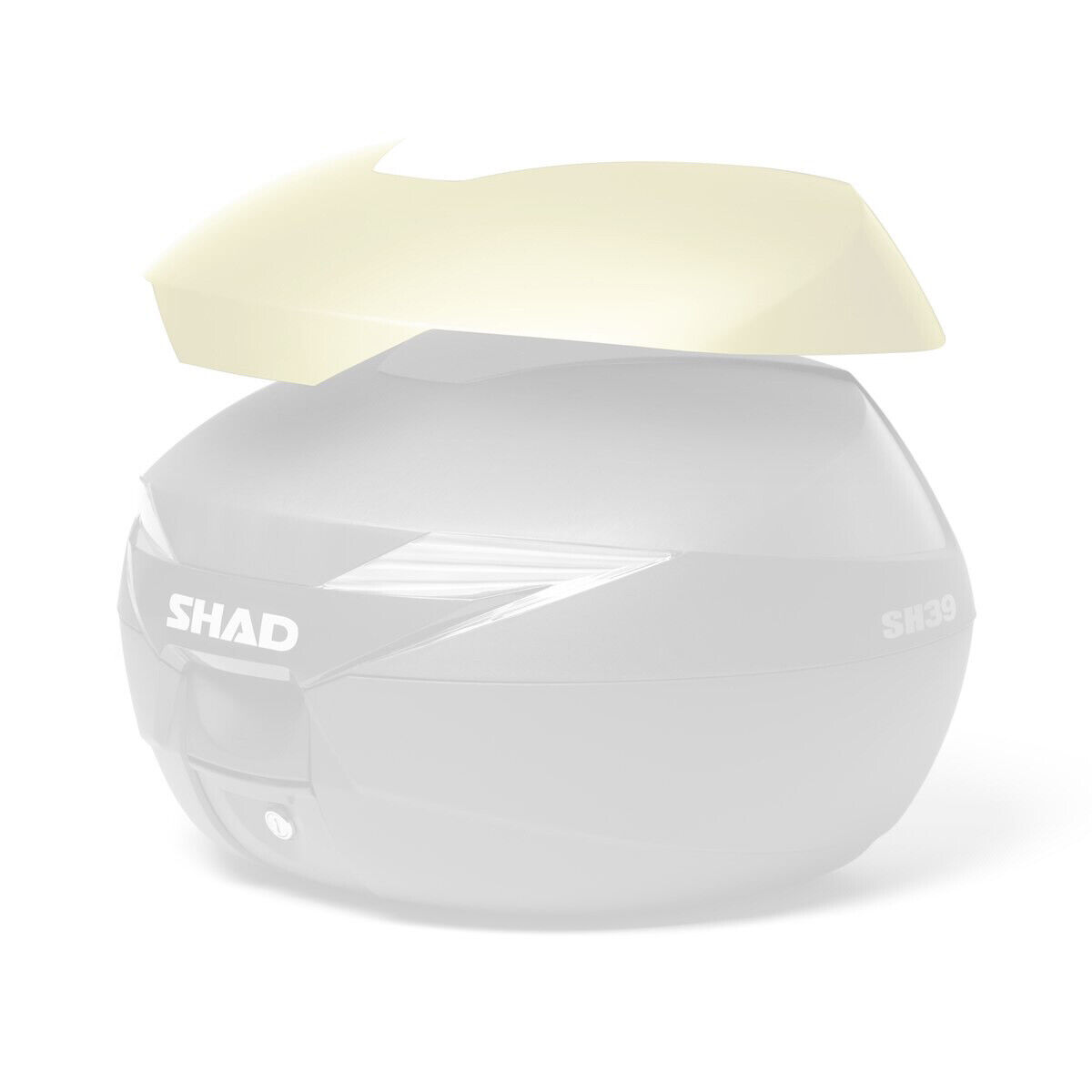 Cover Bauletto SHAD D1B39ER  cover non verniciata per bauletto sh39