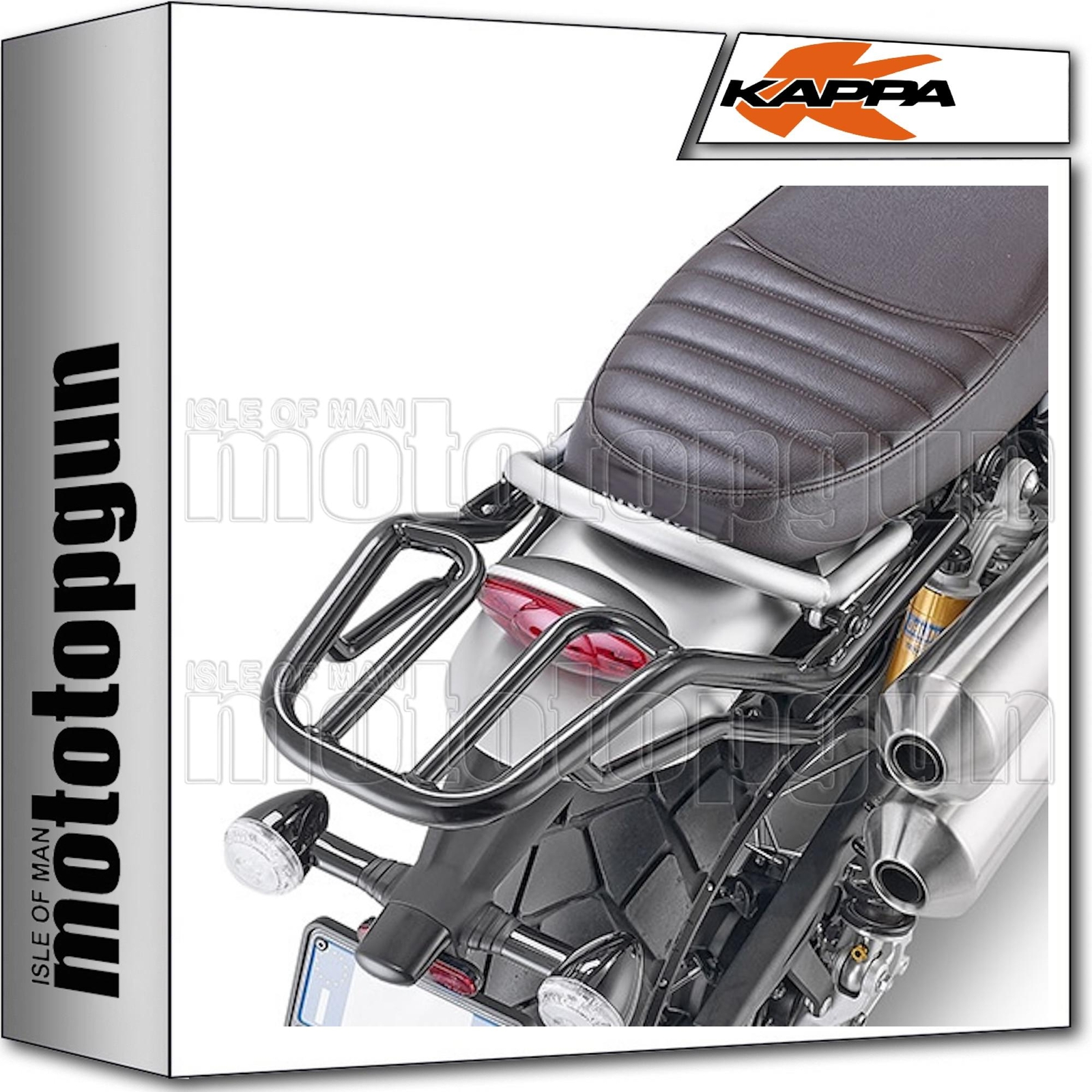 KAPPA ATTACCO POSTERIORE MONOKEY NERO TRIUMPH SCRAMBLER 1200 2019 19 2020 20