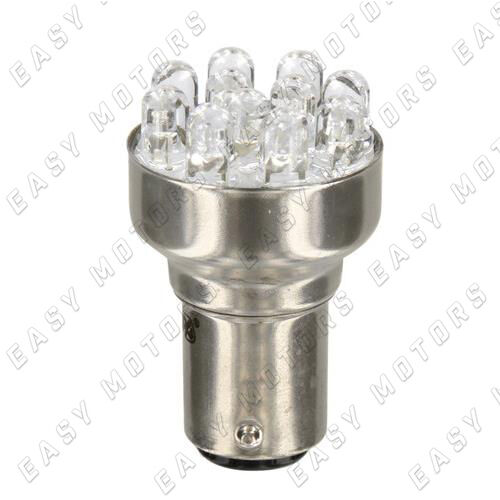 12V Lampada Multi-Led 11 Led (P21 5W) BAY15d 1 pz D Blister Rosso
