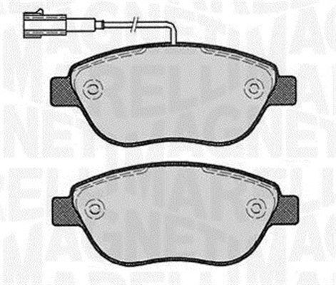 PASTIGLIE FRENO FIAT Abarth 500 (150)(2008->) 1,4 - 103kw 140cv 16v turbo