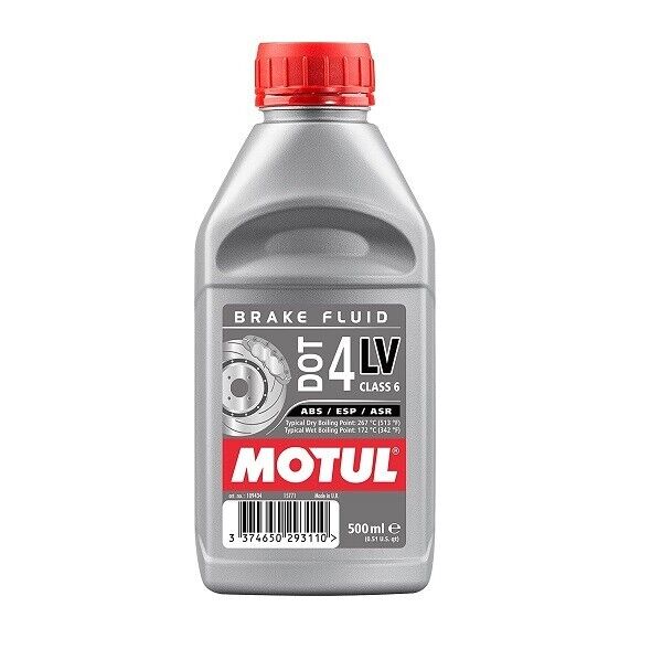 Motul DOT 4 LV Fluido Liquido Freni Frizioni 100% Sintetico 0.5L
