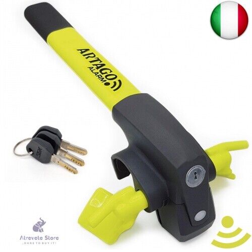 Artago 870 Antifurto Auto, Bloccasterzo Senza o con Allarme Hi-Tech + Don't