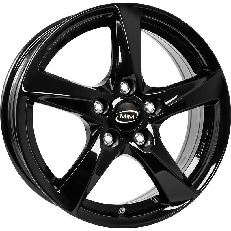 Cerchi in lega per SEAT Altea 15" - MIM OLYMPIQUE GLOSSY BLACK