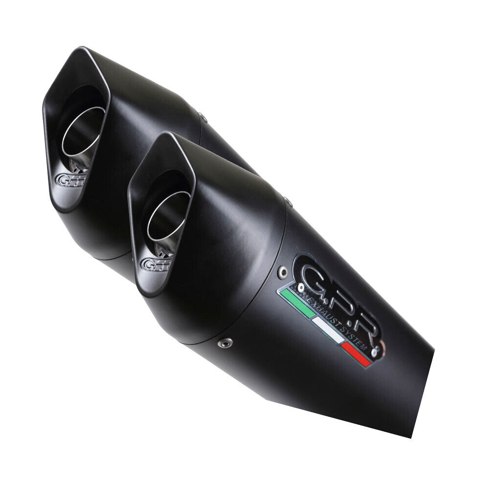 Coppia scarichi omologati  GPR Furore Nero Per Ducati Monster 620 2003/06
