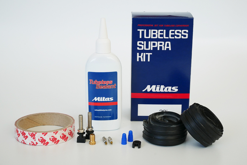 Kit Conversion Tubolari MITAS Supra 26'' per Bici Bicicletta Bike Accessori