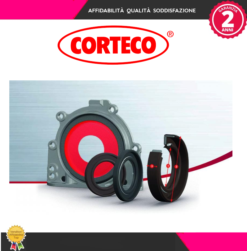 10887 Paraolio, mozzo ruota (MARCA-CORTECO)