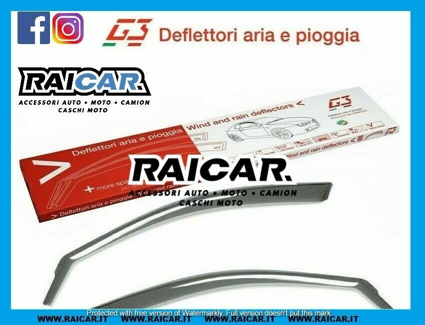 DEFLETTORI AUTO ARIA VENTO G3 17734 ALFA ROMEO STELVIO 2017> ANTITURBO  PIOGGIA