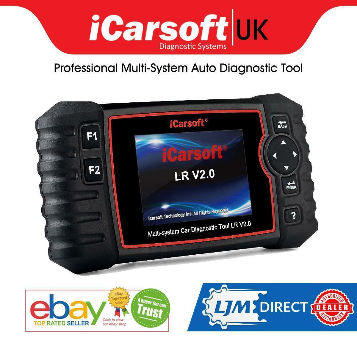 ABS Diagnostico Scan Strumento Reset Lettore Codici di Guasto iCarsoft LR V2.0