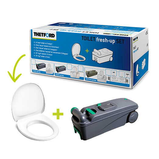 Kit Rinnovamento Thetford C400 Ruote Fresh Up Renove Camper Wc Chimica