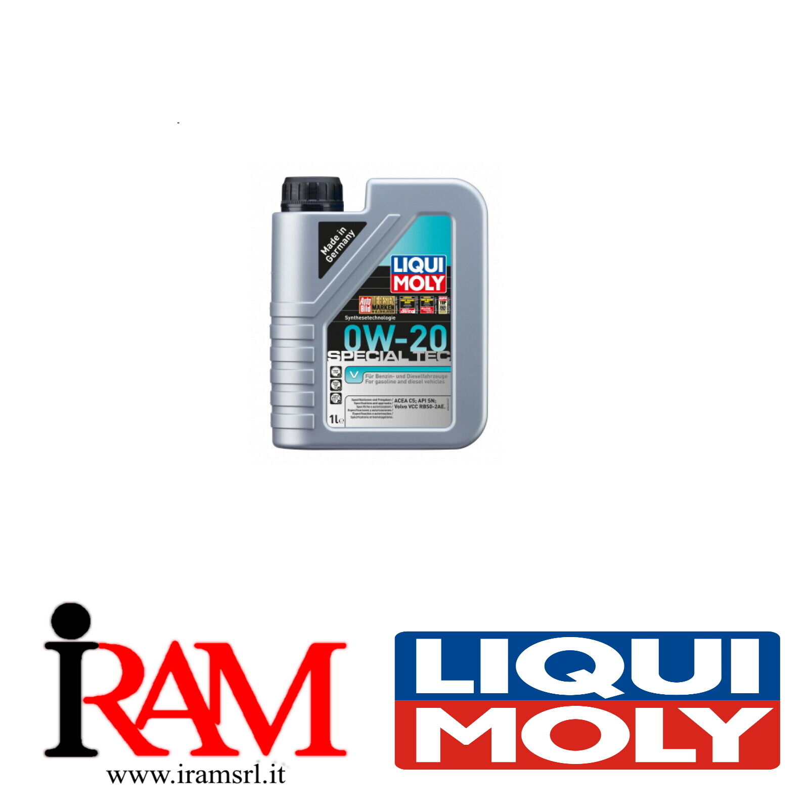 LIQUI MOLY 0W-20 SPECIAL TEC V GASOLINE&DIESEL - OLIO MOTORE - 1 L