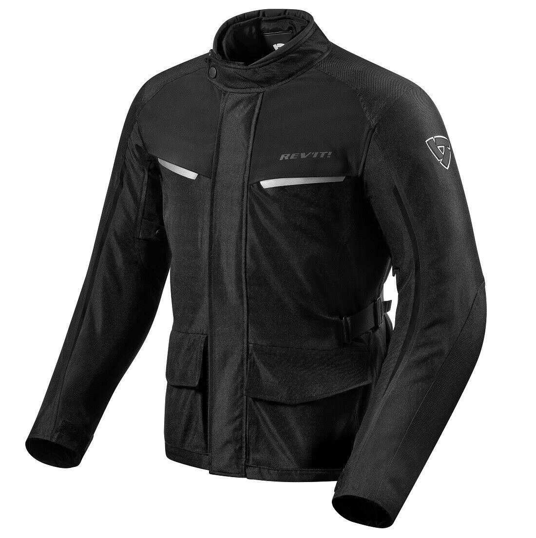 GIACCA JACKET MOTO REV'IT REVIT VOLTIAC 2 H2O NERO BLACK IMPERMEABILE TG S