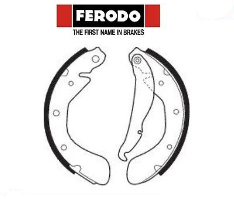 FSB334 Kit ganasce freno (FERODO)
