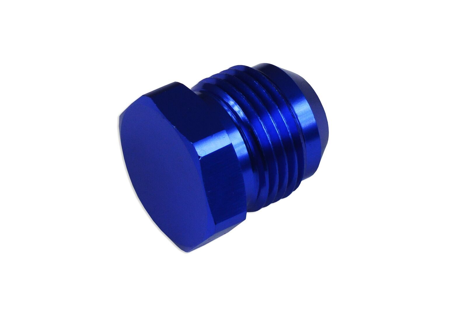 AN -8 AN8 JIC Flare Porta esagonale Adattatore per spina Blu