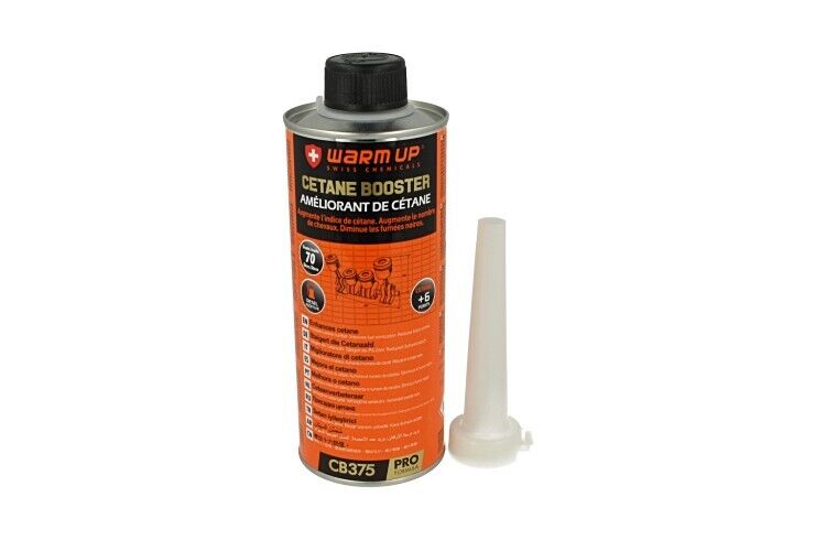 WARM UP Cetane Booster CB375 Miglioratore di Cetano Aumento Cavalli Addittivi