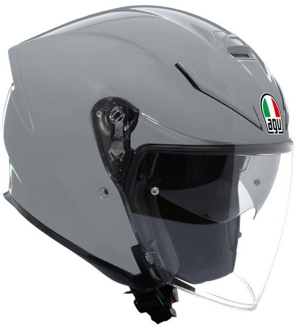 CASCO HELMET MOTO FIBRA 22.06 AGV K5 JET EVO MONO NARDO' GREY  TG XXL
