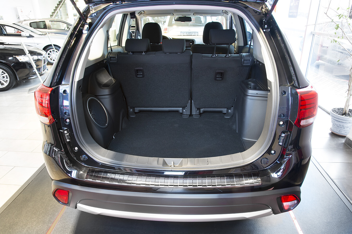 per MITSUBISHI OUTLANDER III FL 2015-2017 2017+  PROTEZIONE POSTERIORE PARAURTI