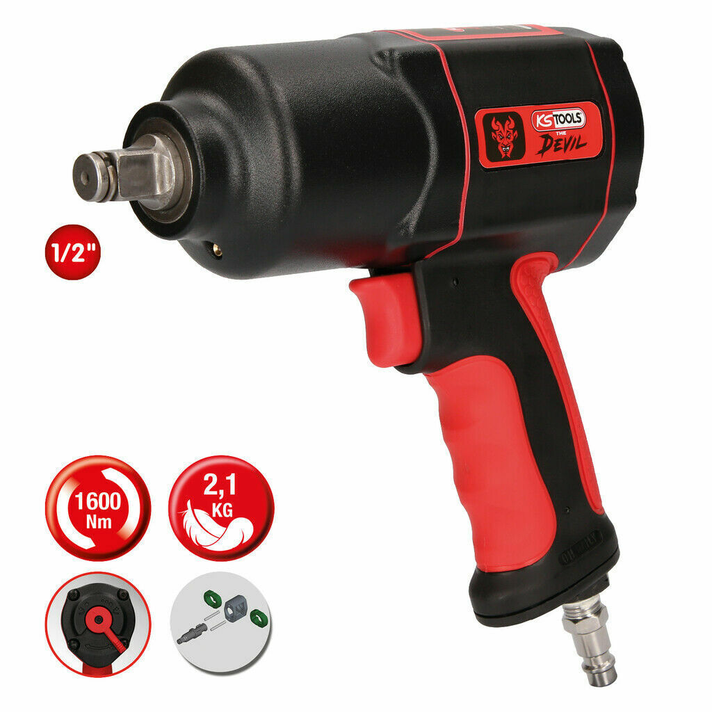 Avvitatore ad aria compressa 1/2"  THE DEVIL KS Tools art.515.1200 41.600 Nm